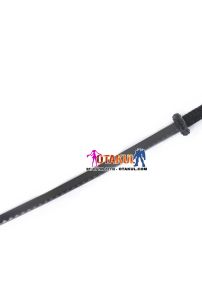 Bộ 3 Kiếm Nhật Samurai Đen Vân Đỏ Chạm Khắc Rồng Tinh Xảo