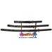 Bộ 3 Kiếm Nhật Samurai Đen Vân Đỏ Chạm Khắc Rồng Tinh Xảo