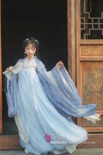 Hán Phục Thanh Loan Mặc Lam