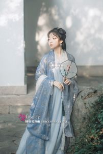 Hán Phục Thanh Loan Mặc Lam