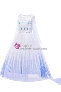 Đầm Nữ Hoàng Elsa Trẻ Em Tone Xanh