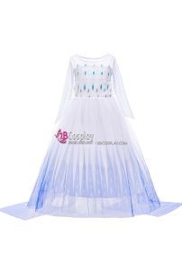 Đầm Nữ Hoàng Elsa Trẻ Em Tone Xanh