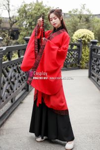 Đồ Hằng Nga Đỏ Đen Viền Gấm