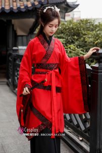 Đồ Hằng Nga Đỏ Đen Viền Gấm