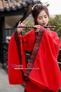 Đồ Hằng Nga Đỏ Đen Viền Gấm