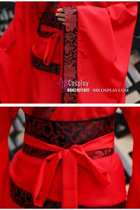 Đồ Hằng Nga Đỏ Đen Viền Gấm