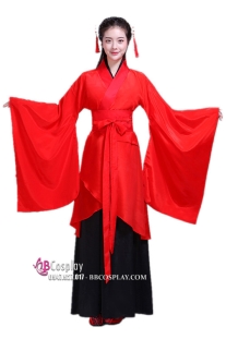 Trang Phục Hằng Nga - Áo Đỏ Váy Đen