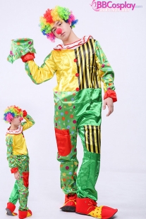 Trang Phục Chú Hề Nam Vàng Xanh