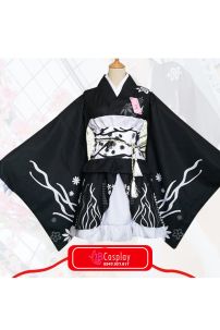 Waloli Nhật Đen Hoa Trắng