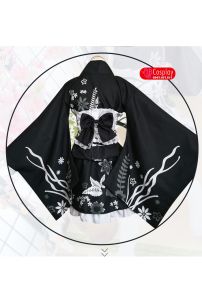 Waloli Nhật Đen Hoa Trắng