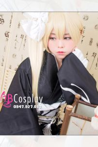 Waloli Nhật Đen Hoa Trắng