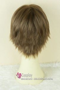 Tóc Giả Nam Hai Mái Nâu Sáng