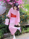 Yukata Hồng Hoa Anh Đào Momoiro Sakura