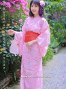 Yukata Hồng Hoa Anh Đào Momoiro Sakura