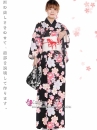 Yukata Đen Hoa Anh Đào