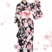 Yukata Đen Hoa Anh Đào