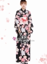 Yukata Đen Hoa Anh Đào