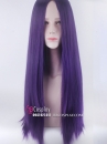Tóc Giả Tím Đậm 2 Mái 80Cm