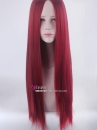 Tóc Giả Đỏ Rượu 2 Mái 80Cm