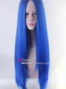 Tóc Giả Xanh Dương 2 Mái 80Cm