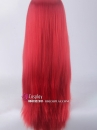 Tóc Giả Đỏ Tươi 2 Mái 80Cm