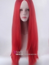 Tóc Giả Đỏ Tươi 2 Mái 80Cm