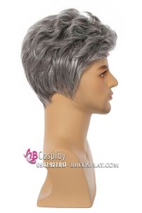 Tóc Giả Bố Già Muối Tiêu Sugar Daddy Vướt Ngược