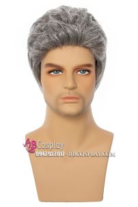 Tóc Giả Bố Già Muối Tiêu Sugar Daddy Vướt Ngược