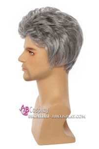 Tóc Giả Bố Già Muối Tiêu Sugar Daddy Vướt Ngược