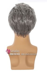 Tóc Giả Bố Già Muối Tiêu Sugar Daddy Vướt Ngược