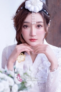 Cài Tóc Hanbok Dạng Gối - Màu Trắng Hoa Ngọc Trai