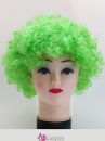 Tóc Giả Xoăn Xanh Lá