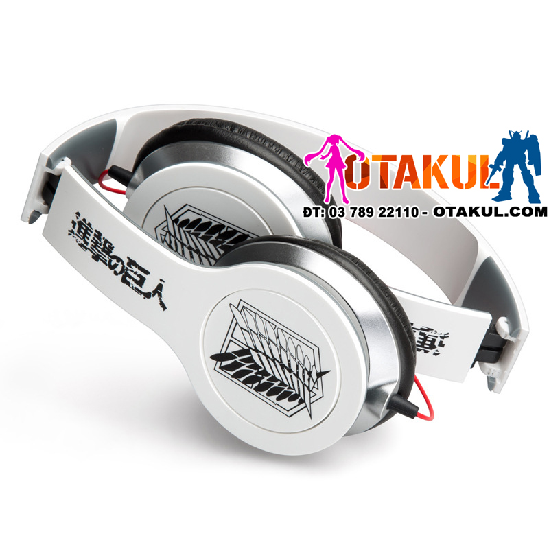 Tai Nghe Anime Manga Attack On Titan Trắng 13922