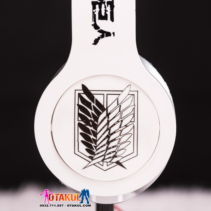 Tai Nghe Anime Manga Attack On Titan Trắng 13922
