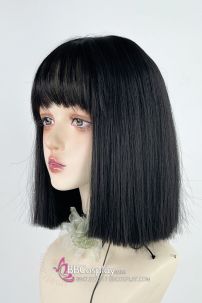 Tóc Đen Ngắn Ngang Vai Mái Ngang