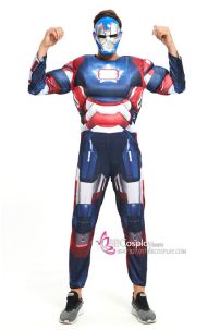 Trang Phục Người Sắt Ironman Blue Cơ Bắp