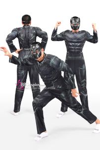 Trang Phục Chiến Binh Báo Đen Black Panther Cơ Bắp