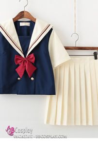 Đồng Phục Nữ Sinh Bạch Tuyết Tay Ngắn