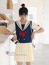 Đồng Phục Nữ Sinh Bạch Tuyết Tay Ngắn