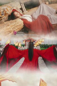 Cổ Trang Nữ Kiếm Hiệp Đỏ Rượu