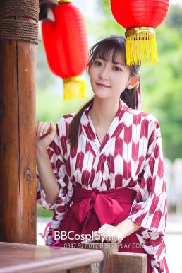 Kimono Hakama Nữ Chuẩn Nhật