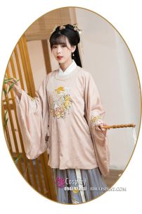 Hán Phục Thêu Thỏ Thu Nguyệt Cổ Cung