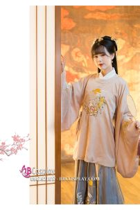 Hán Phục Thêu Thỏ Thu Nguyệt Cổ Cung