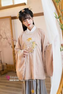 Hán Phục Thêu Thỏ Thu Nguyệt Cổ Cung