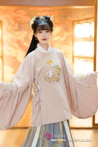 Hán Phục Thêu Thỏ Thu Nguyệt Cổ Cung