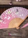 Quạt Xếp Thỏ Hồng