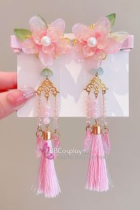 Cặp Kẹp Tóc Hoa Hồng Anh Cổ Trang