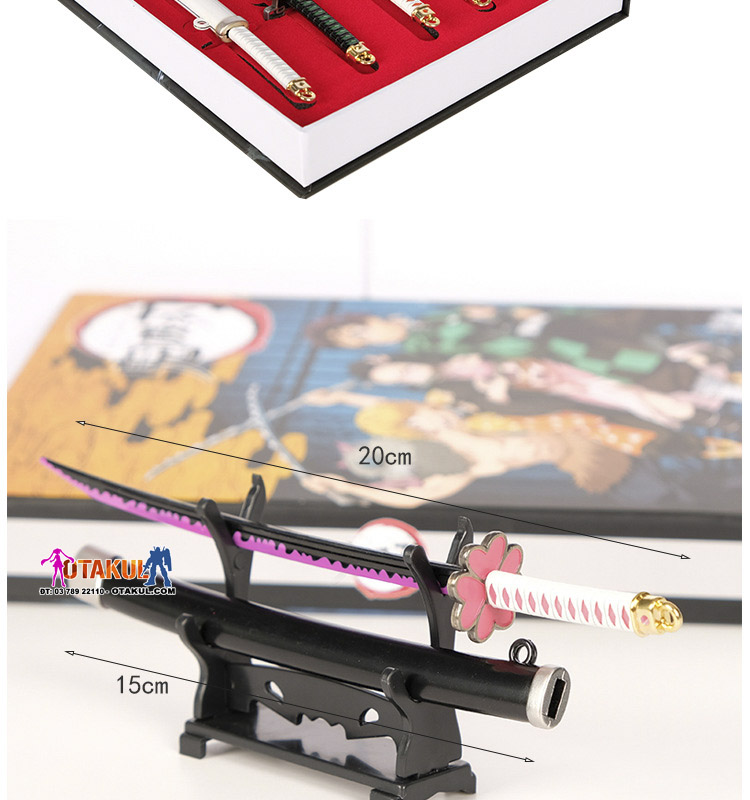 Bộ Móc Khóa Kiếm Kimetsu No Yaiba - Thanh Gươm Diệt Quỷ