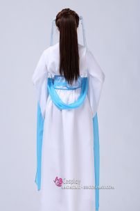 Đồ Hằng Nga - Màu Trắng Viền Xanh Gấm