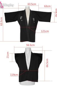 Kimono Nam Phong Cách Samurai - Đồ Nhật Bản